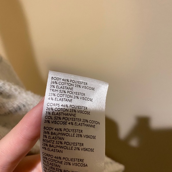 Anthropologie White Gray Turtleneck Sweater - Picture 10 of 10